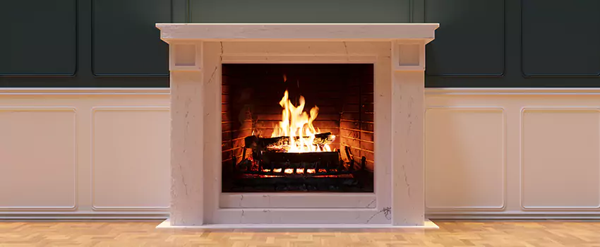 Open Flame Wood-Burning Fireplace Installation Services in Streamwood, Illinois