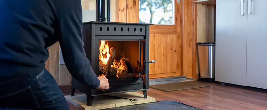 Open Hearth Wood Fireplace Installation in Streamwood, IL