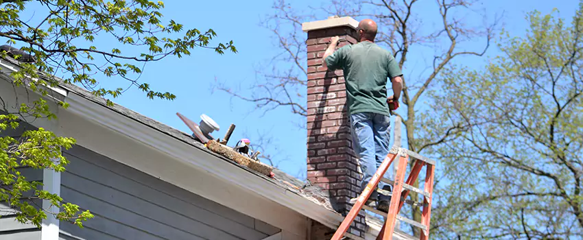 Vinyl and PVC Chimney Flashing Installation in Streamwood, IL